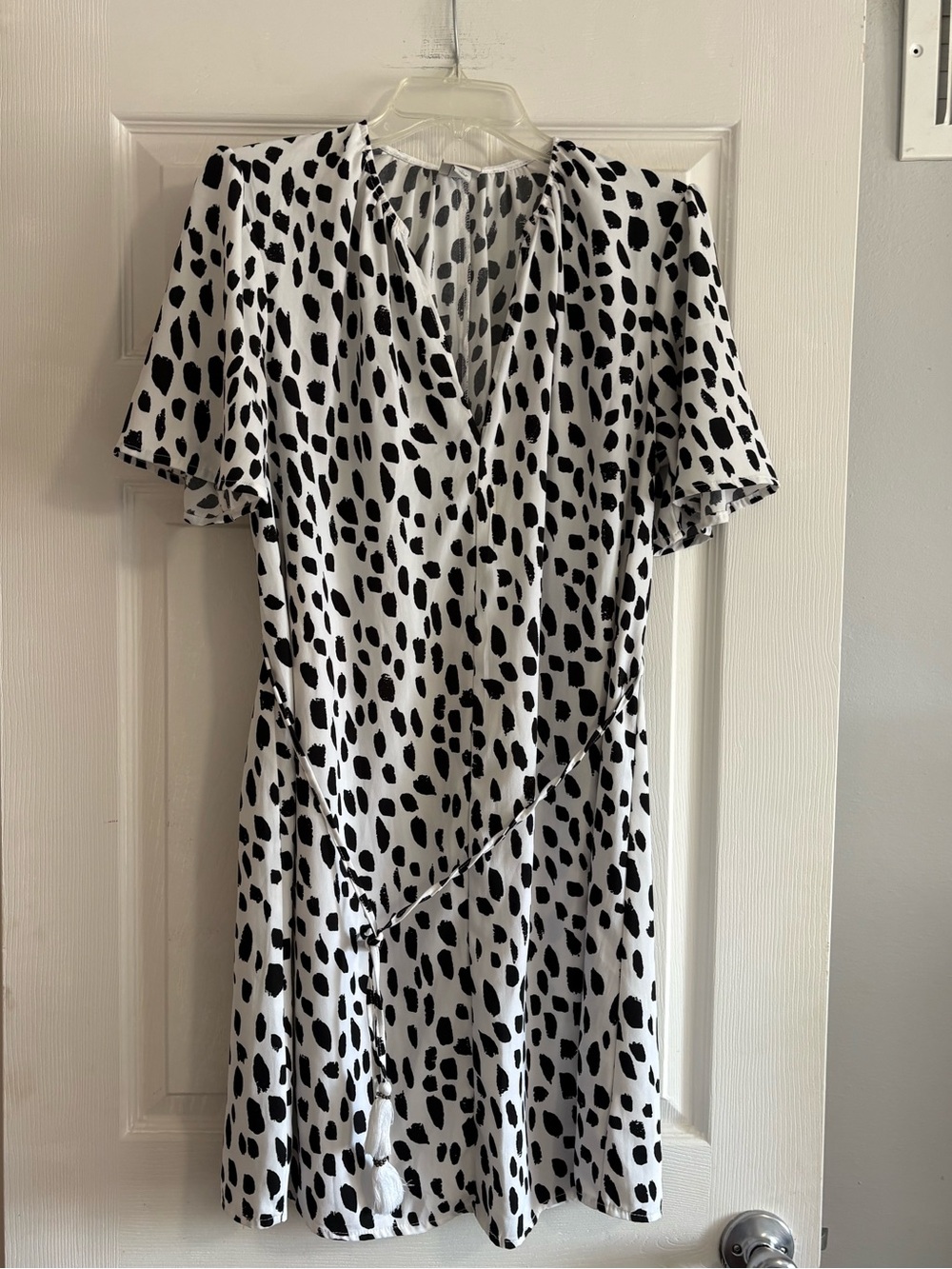 Dalmatian print dress